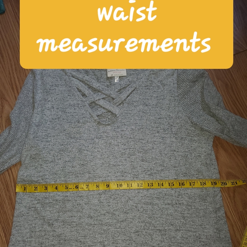 Gray long sleeve sweater dress 2x - Picture 6 of 7